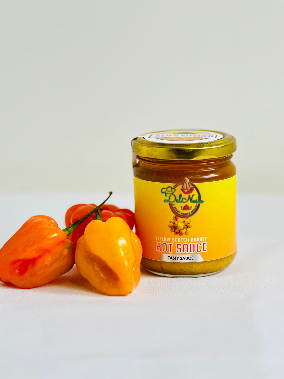 🟡 Yellow Scotch Bonnet Hot Sauce