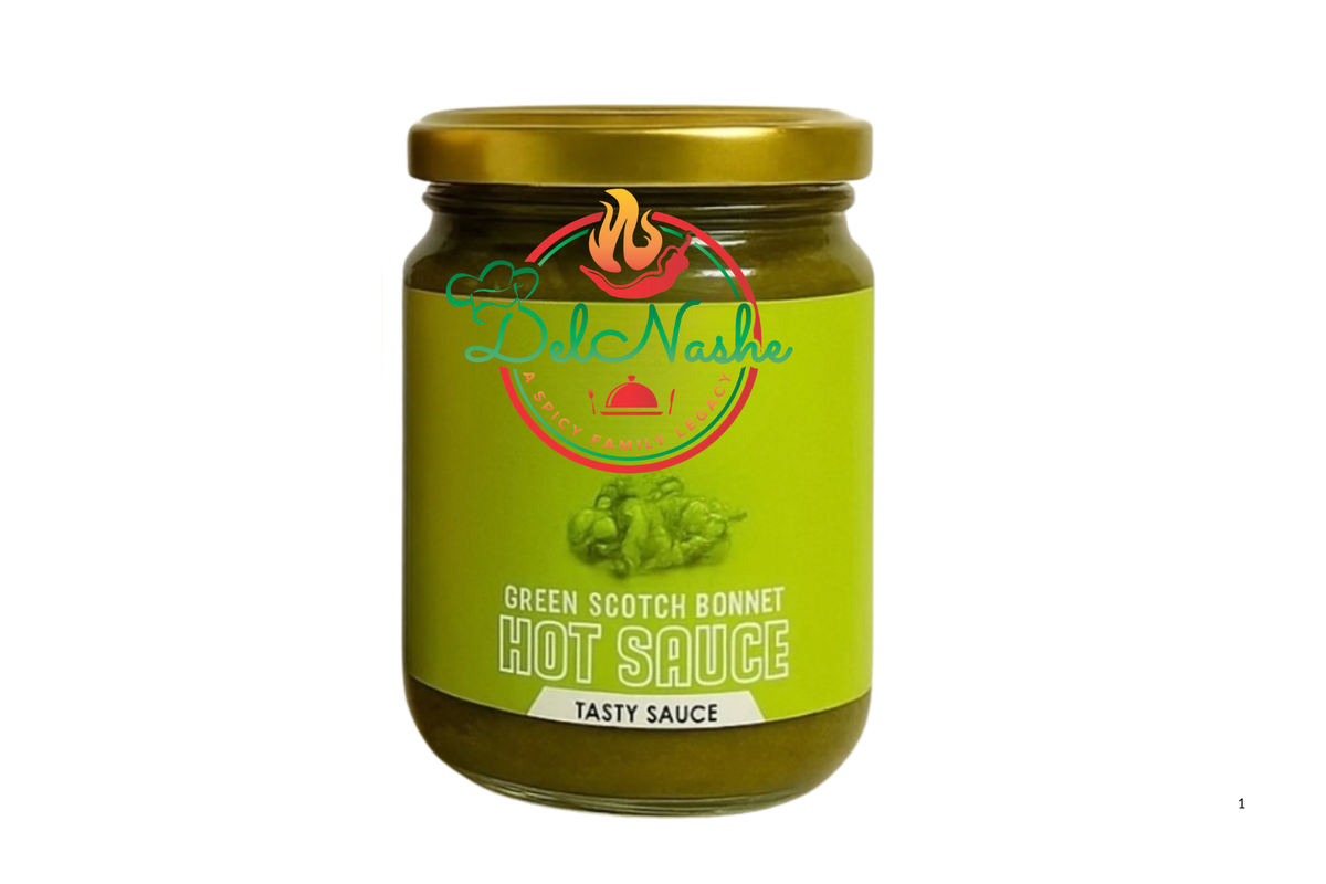 🟢 Green Scotch Bonnet Hot Sauce
